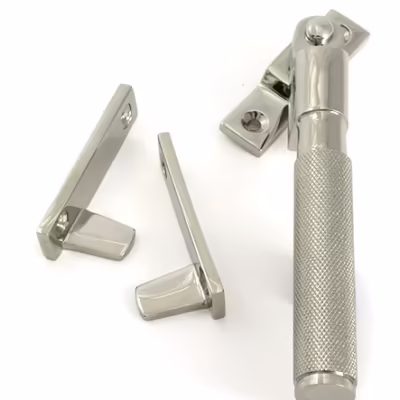 Polished Nickel Night-Vent Locking Brompton Fastener - Image 3