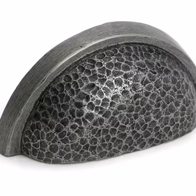 Pewter Hammered Regency Drawer Pull