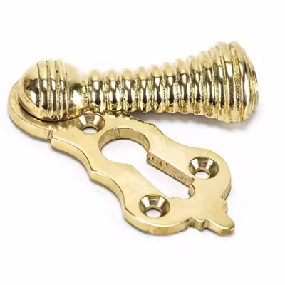 Polished Brass Beehive Escutcheon