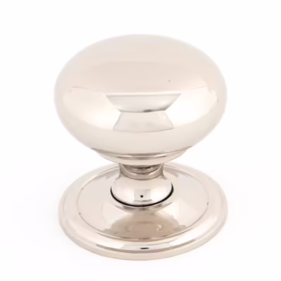 Polished Nickel Mushroom Cabinet Knob 38mm