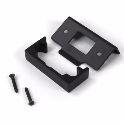 Black 1/2" Rebate Kit for Tubular Mortice Latch - Image 3