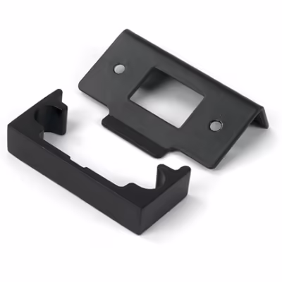 Black 1/2" Rebate Kit for Tubular Mortice Latch