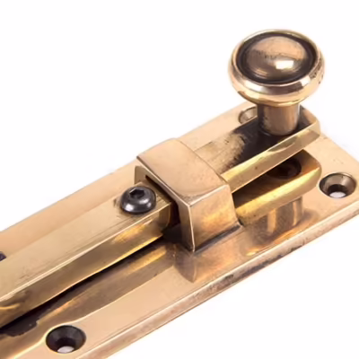 Polished Bronze 6" Universal Bolt - Image 3
