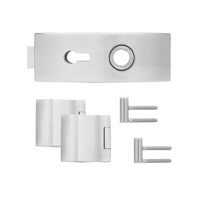 Glass door lock curved EGS 350A PZ 71