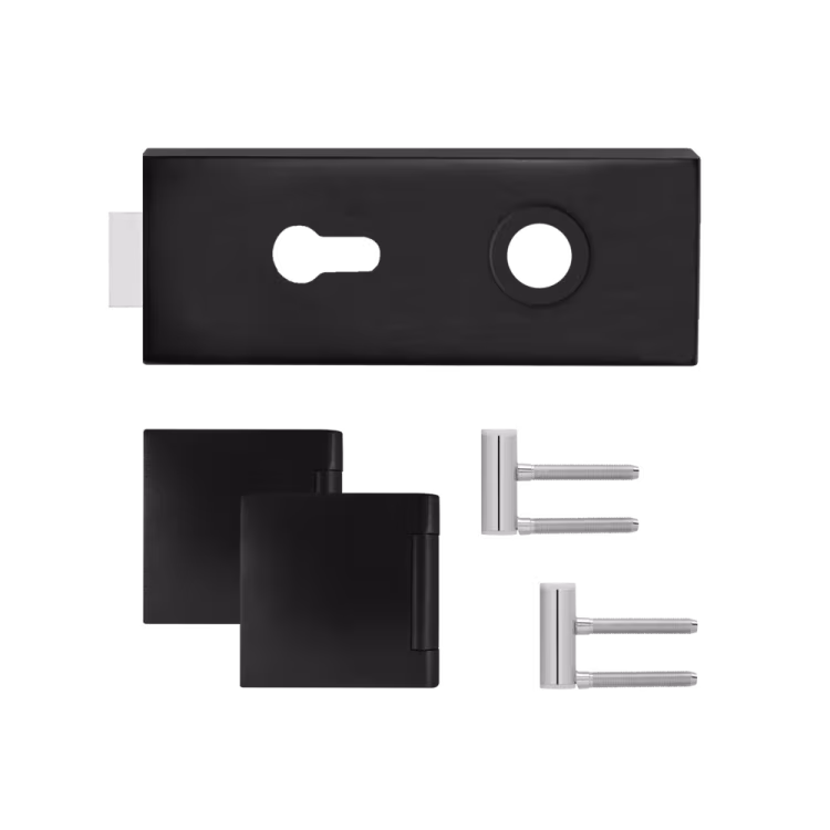 Glass door lock rectangular EGS 360Q PZ 83