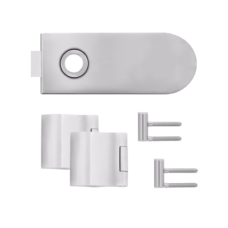 Glass door lock half-round EGS 370 0S 71