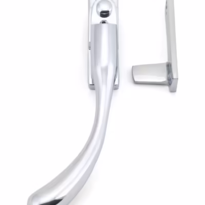 Polished Chrome Night-Vent Locking Peardrop Fastener - LH - Image 3