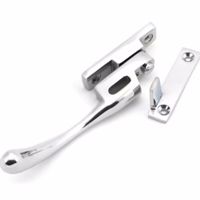 Polished Chrome Night-Vent Locking Peardrop Fastener - LH - Image 4