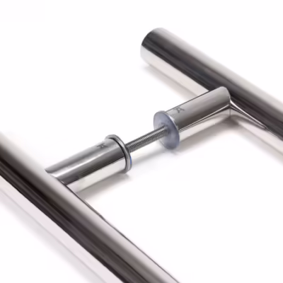 Polished Marine SS (316) 0.9m T Bar Handle B2B Fix 32mm - Image 7