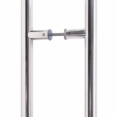 Polished Marine SS (316) 0.9m T Bar Handle B2B Fix 32mm