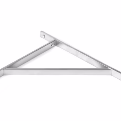 Satin Chrome Chalfont Shelf Bracket (314mm x 250mm) - Image 3