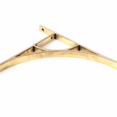 Aged Brass Tyne Shelf Bracket (314mm x 250mm) - Image 3