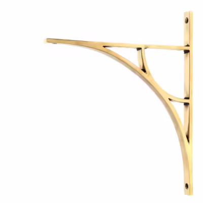 Aged Brass Tyne Shelf Bracket (314mm x 250mm)