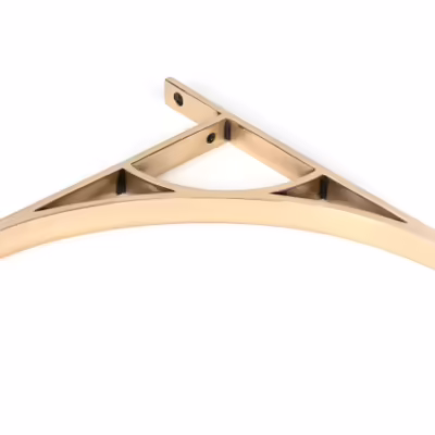 Polished Bronze Tyne Shelf Bracket (314mm x 250mm) - Image 3