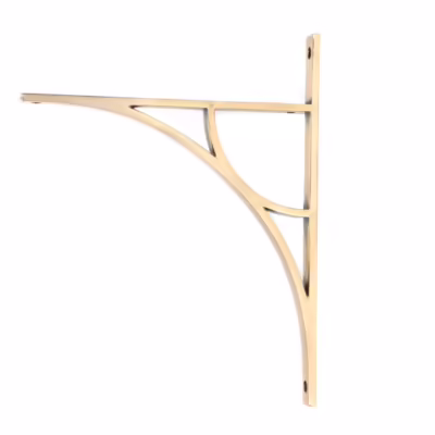 Polished Bronze Tyne Shelf Bracket (314mm x 250mm)