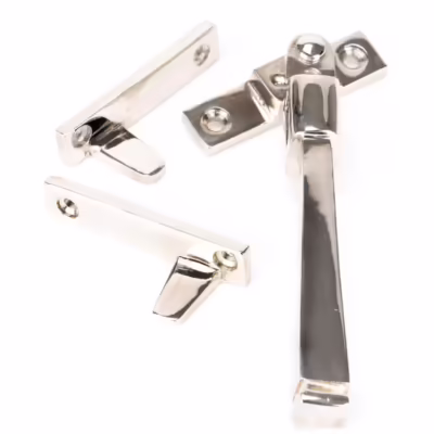 Polished Nickel Night-Vent Locking Avon Fastener - Image 3