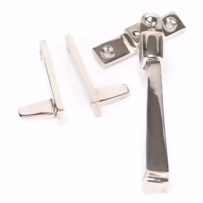 Polished Nickel Night-Vent Locking Avon Fastener