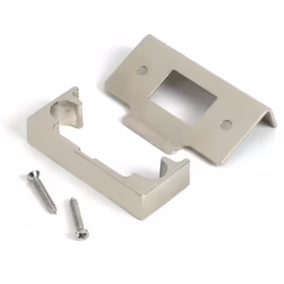 Nickel ½" Rebate Kit for Tubular Mortice Latch - Image 3