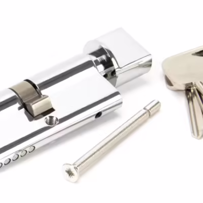 Polished Chrome 35/35 Euro Cylinder/Thumbturn - Image 3