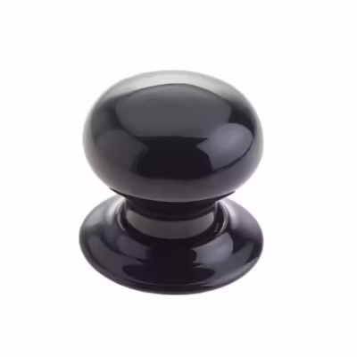 Jedo Black Porcelain Mortice Knob