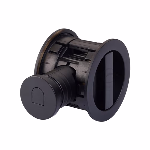 Tubular Lock with Round Privacy Turn & Release