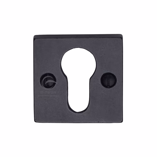 Rustic Dark Bronze Euro Profile Cylinder Escutcheon