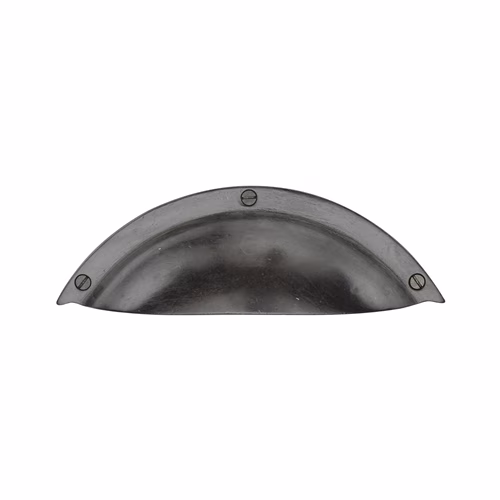 Rustic Dark Bronze Elongated Cabinet Drawer Pull
