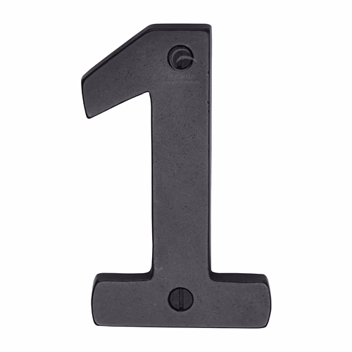 Rustic Dark Bronze Numeral Face Fix 76mm (3")