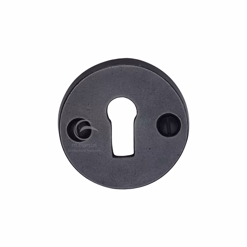 Rustic Dark Bronze Key Escutcheon