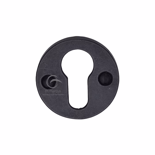 Rustic Dark Bronze Euro Profile Cylinder Escutcheon