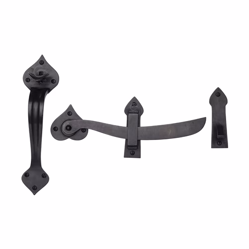 Rustic Dark Bronze Gate Latch