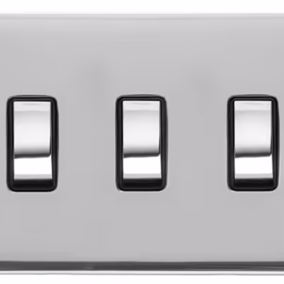 Winchester Range 3 Gang Rocker Switch (10 Amp) Double Plate - Image 8