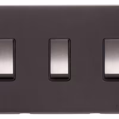 Winchester Range 3 Gang Rocker Switch (10 Amp) Double Plate - Image 5