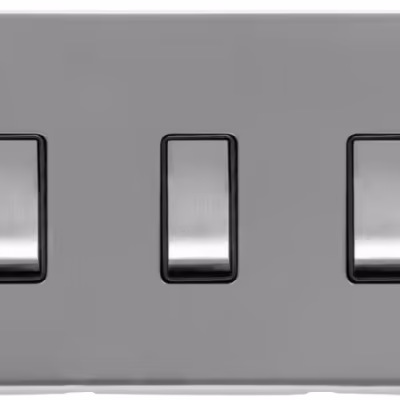 Winchester Range 3 Gang Rocker Switch (10 Amp) Double Plate - Image 6