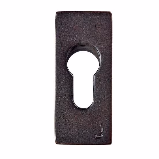 Rectangle Euro Security Escutcheon - J-7030