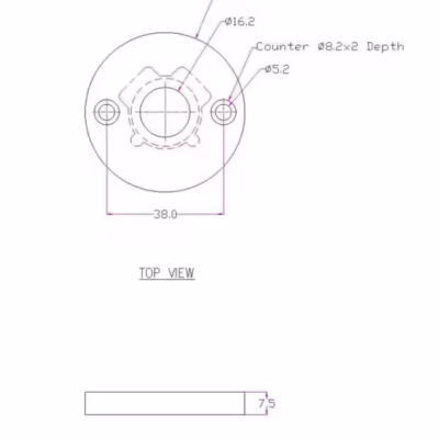 Round Replacement Rose JOLIE | J-7018 - Image 5