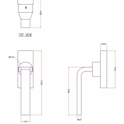 Liv - Window Handle J-2190 - Image 5