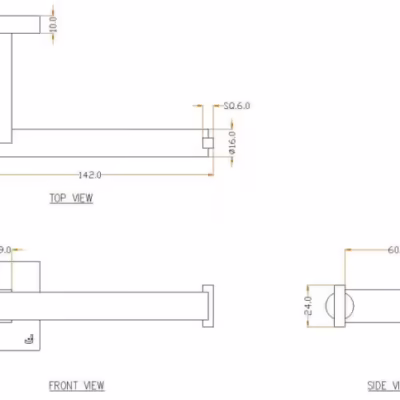 Toilet Rol Holder Core Horizontal / Vertical J-0360 - Image 5