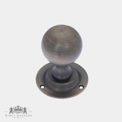 Classic Round Door Knob - Antique Brass (A BCL)