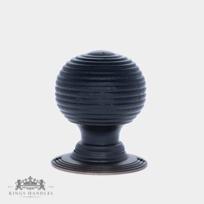 Ebonised Beehive Mk.1 - Antique Brass Backplate (A EB1) - Image 2
