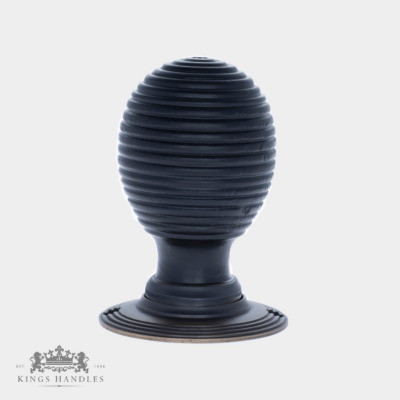 Ebonised Beehive Mk.4 - Antique Brass Backplate (A EB4) - Image 2