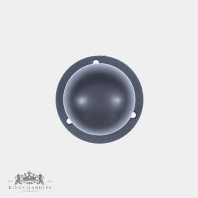 Classic Round Door Knob – Dark Bronze (B BCL) - Image 3