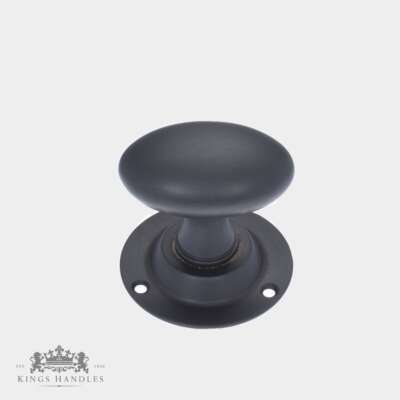 Oval Door Knob – Dark Bronze (B BOV)