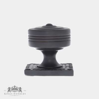 Square Door Knob – Dark bronze (B BSQ) - Image 2