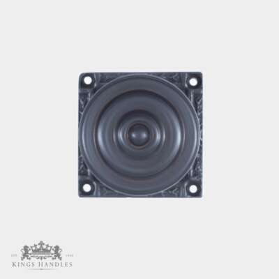 Square Door Knob – Dark bronze (B BSQ) - Image 3