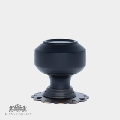 Ebonised Savoy with Antique Brass Backplate (A ESA) - Image 2