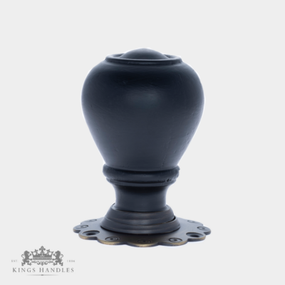 Ebonised Tulip with Antique Brass Backplate (A ETU) - Image 2