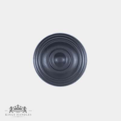 Ebonised Victorian Royal with Antique Brass Backplate (A EVR) - Image 3