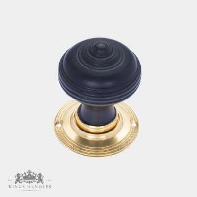 Ebonised Door Knob - Georgian (EGE)