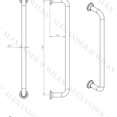 SCANDI D CABINET PULL - 7MM DIA. - Image 16